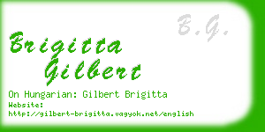 brigitta gilbert business card